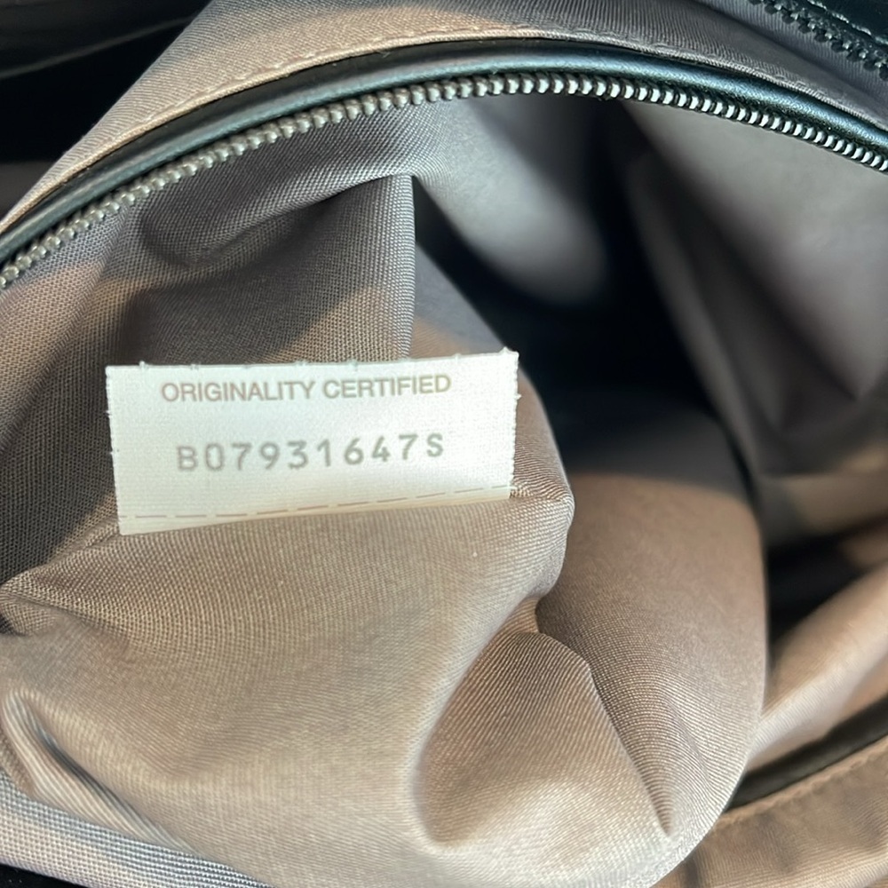 SOLD VC: BOTTEGA VENETA black leather Intrecciato men’s briefcase - Picture 9 of 12